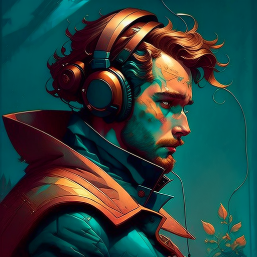 Man Listening to music